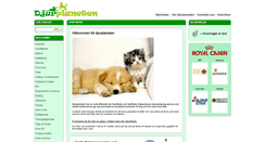 Desktop Screenshot of djurplaneten.se